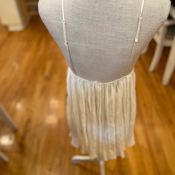 [Victoria’s Secret] white lace sheer pleated doll nighty - Picture 3 of 7